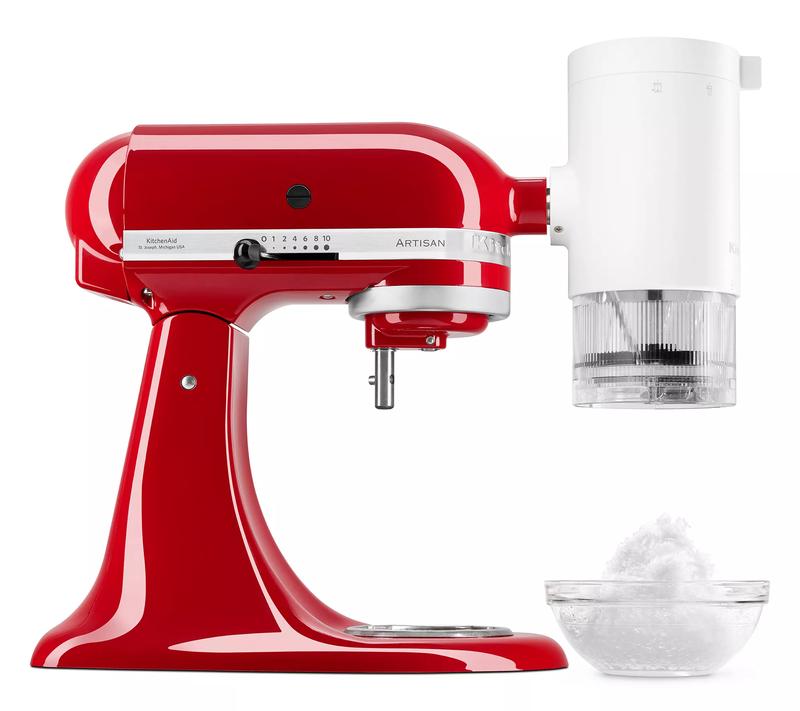 Kitchenaid Shave Ice Stand Mixer Attachment W/ 8 Ice Molds